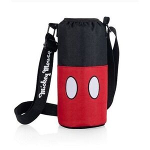 Crossbody Water Bottle Holder Bag Disney Mickey Mouse $28 NWT Gift